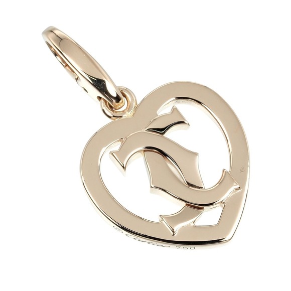 CARTIER 18k Rose Gold 2C Necklace - Picture 1 of 4